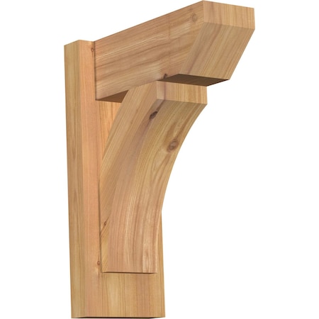 Ekena Millwork Thorton Slat Smooth Outlooker, Western Red Cedar, 5 1/2"W x 12"D x 16"H OUT06X12X16THR06SWR